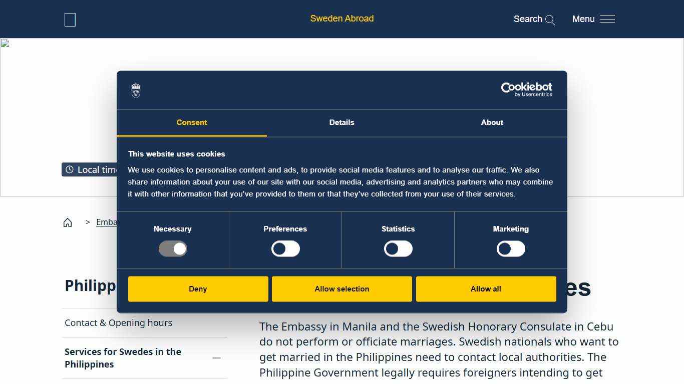 Marriages in the Philippines - Sweden Abroad